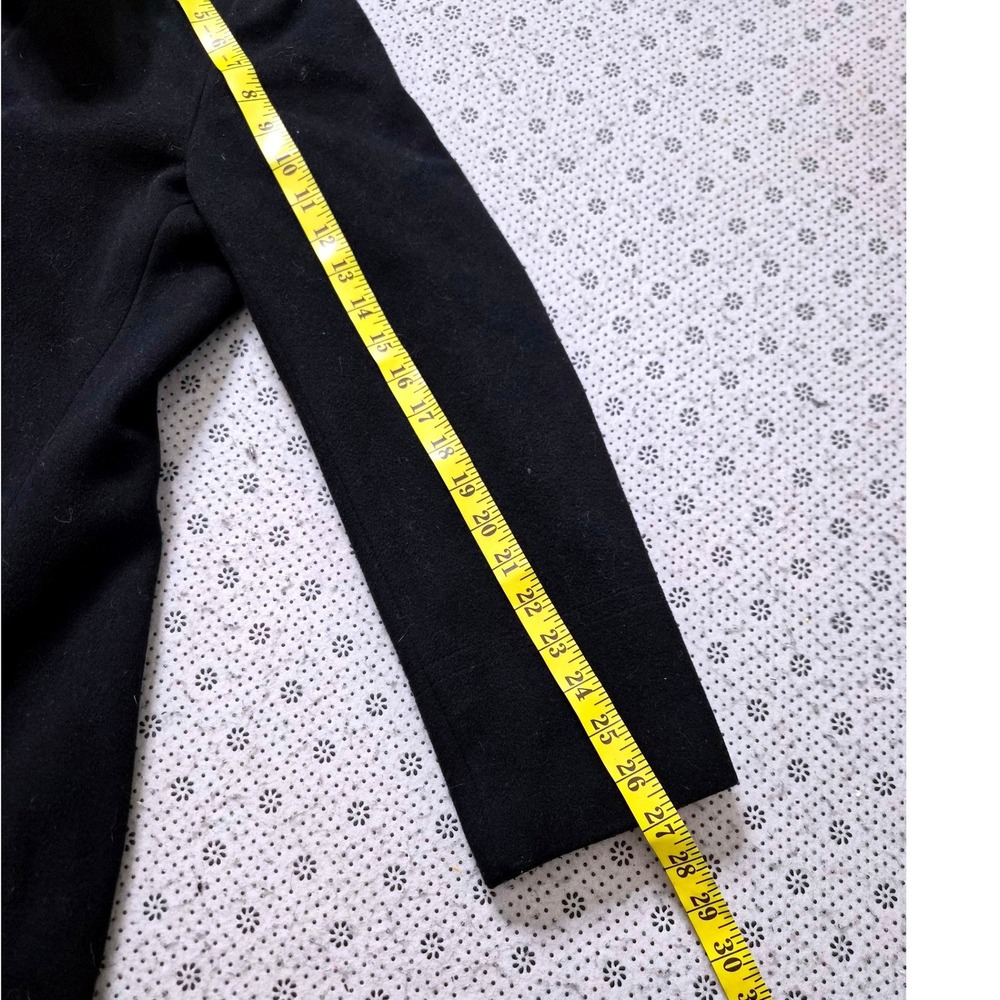 Calvin Klein Black  Blend Double Breasted Pea Coat Womens Size 10 - Picture 6 of 7